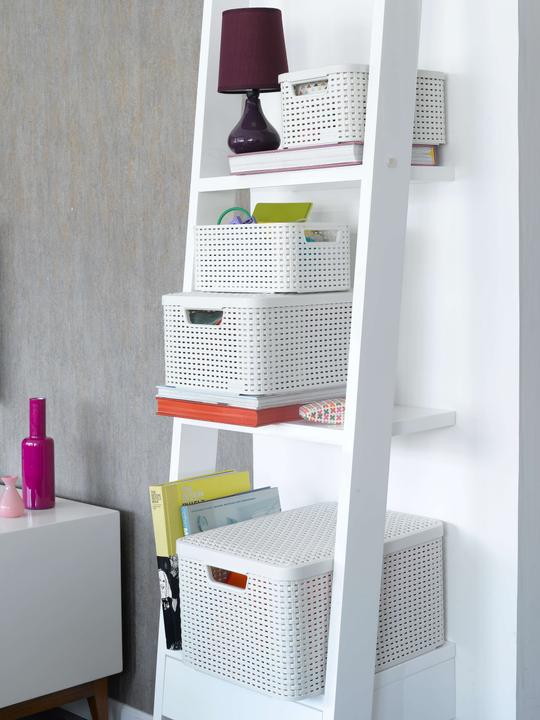 Productafbeelding Curver 3 STYLE opbergdozen crème 44,5 x 33,0 x 24,8 cm (45 x 33 x 25 cm, 30 l)