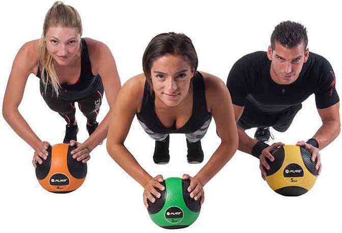 Produktbild Pure2improve Medizinball (4 kg, 200 mm)