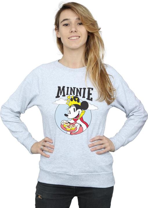 Actual product image Disney Womens/Ladies Minnie Mouse Queen Sweatshirt (S)