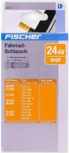 Produktbild Fischer Fahrrad-Schlauch (Schrader (AV), 24", 35 mm)