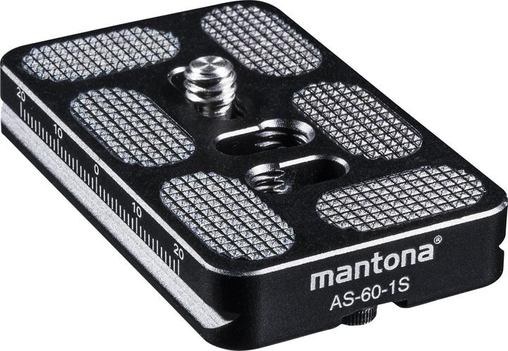 Produktbild mantona AS-60-1S Schnellwechselplatte (Stativ Schnellwechselplatte)