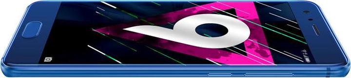 Actual product image Honor 9 (64 GB, Sapphire Blue, 5.15", Hybrid Dual SIM, 12 Mpx, 4G)