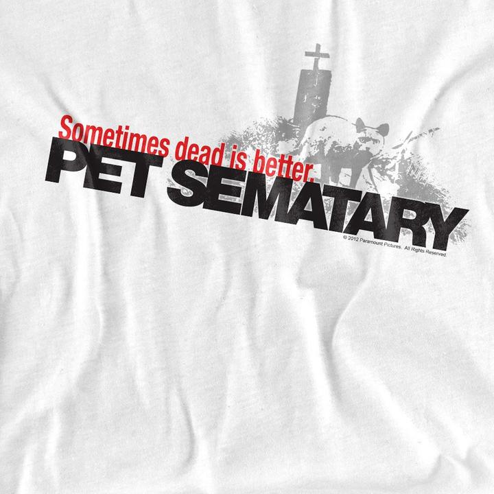 Actual product image Pet Sematary Unisex Adult Logo T-Shirt (XXL)