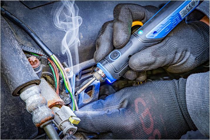 Actual product image BGS Cordless soldering iron