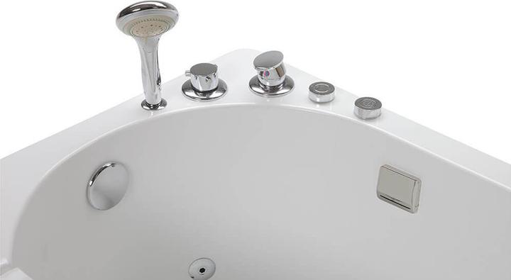 Immagine prodotto Home Deluxe Vasca da bagno per anziani con getti massaggianti porta e maniglia AUTARK M (sinistra) - 153x76x64cm (76 cm, 153 cm)