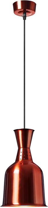 Produktbild Royal Catering Wärmelampe Wärmestrahler Gastro Buffet Messing-Optik 19 x 19 x 29 cm Stahl