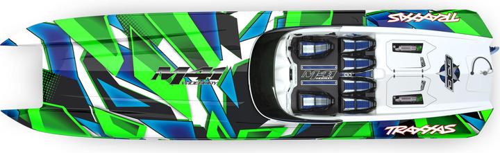 Produktbild Traxxas DCB M41 40 Zoll Catamaran Brushless Grün/Blau