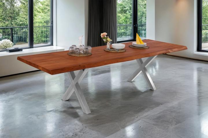 Immagine prodotto SAM CALI ANSTECKPLATTE Baumkante massiv Akazie (140 x 90 x 77 cm)