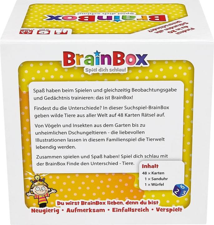 Image du produit Brainbox Trouver la différence - Animaux (Allemand)