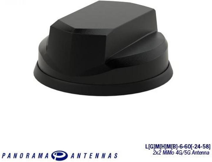 Actual product image Panorama Antennas LPMMB-6-60 - 6 dBi - 0.617-0.96/1.71-6 GHz - 50 Ohm - Omnidirectional antenna -