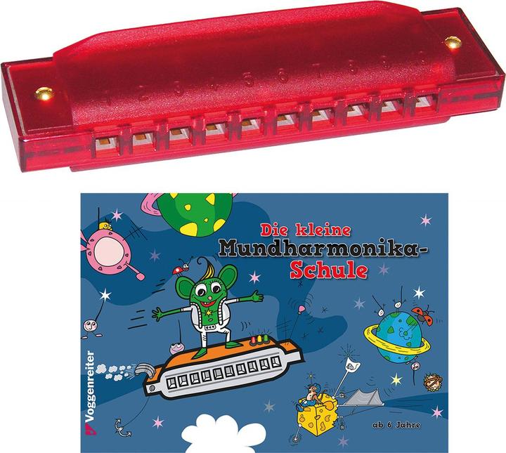 556 Set d'harmonicas multicolores (Harmonica, Diatonique)