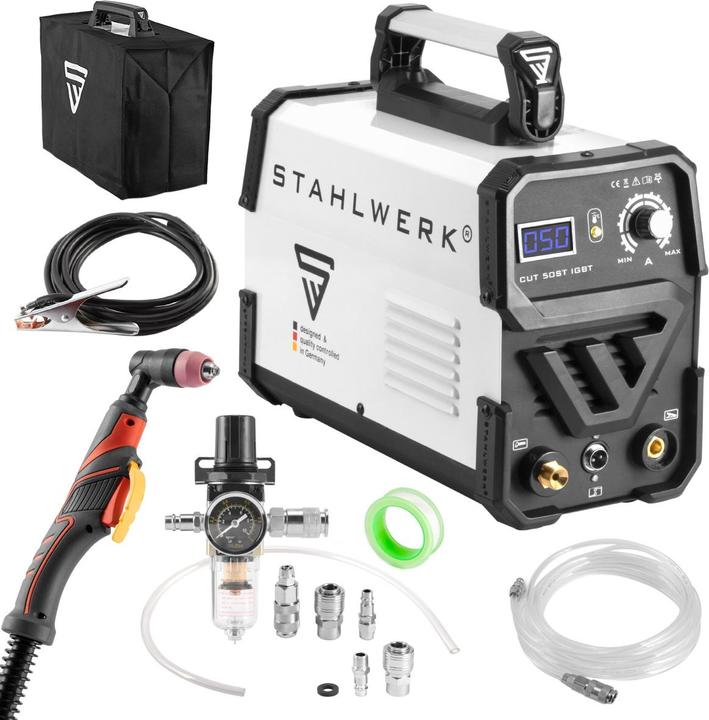 Stahlwerk Plasmaschneider CUT 50 ST IGBT mit 50 Ampere, bis 14mm Schneidleistung