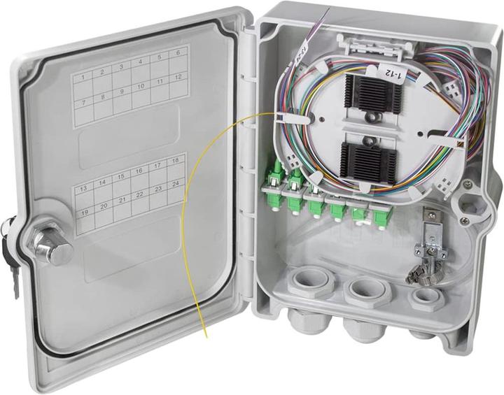 Produktbild LogiLink FTTH/FTTB-Anschlussleergehäuse (Spleissbox)