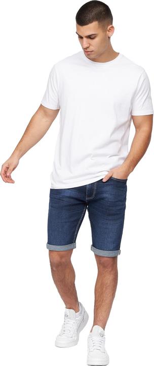 Actual product image Crosshatch Mens Tonwin Denim Embossed Shorts (34)