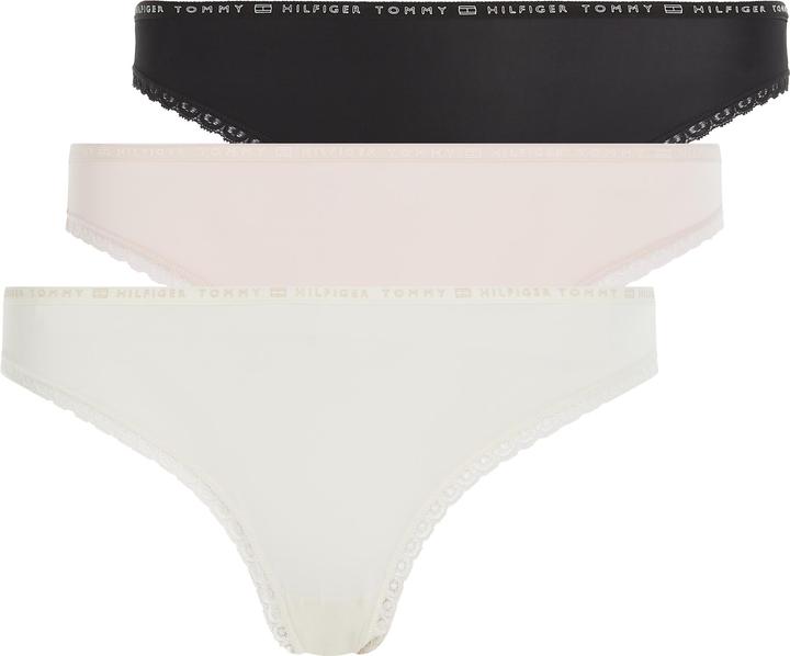 Black, Ivory, Pale Pink
