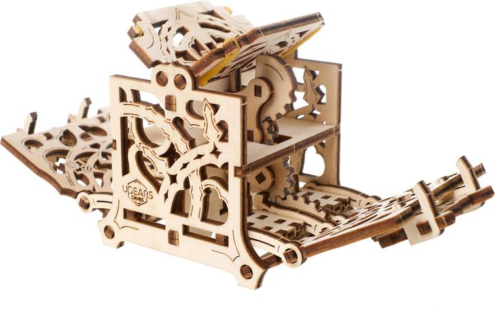 Actual product image Ugears Cube container 3D wooden puzzle