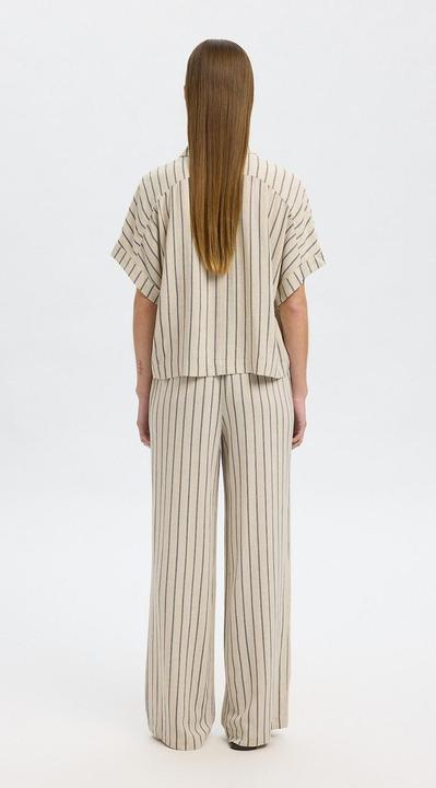 Immagine prodotto Selected Femme Slfviva Ss Striped Cropped Shirt Noos (34)
