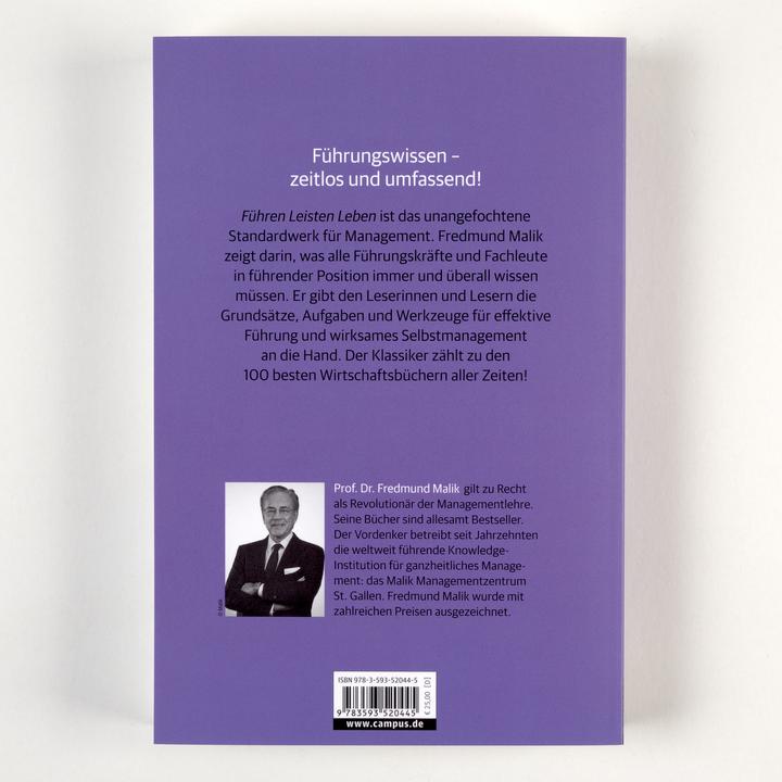 Produktbild Führen Leisten Leben (Deutsch, Fredmund Malik, 2025)