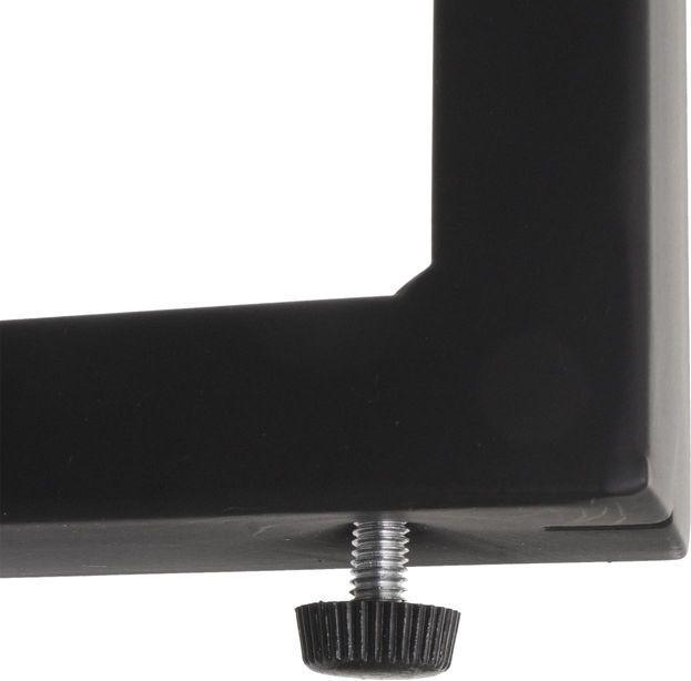 Image du produit Mendler Table console HWC-L53, métal 80x100x54cm - chêne sauvage foncé (80 x 100 x 54 cm)