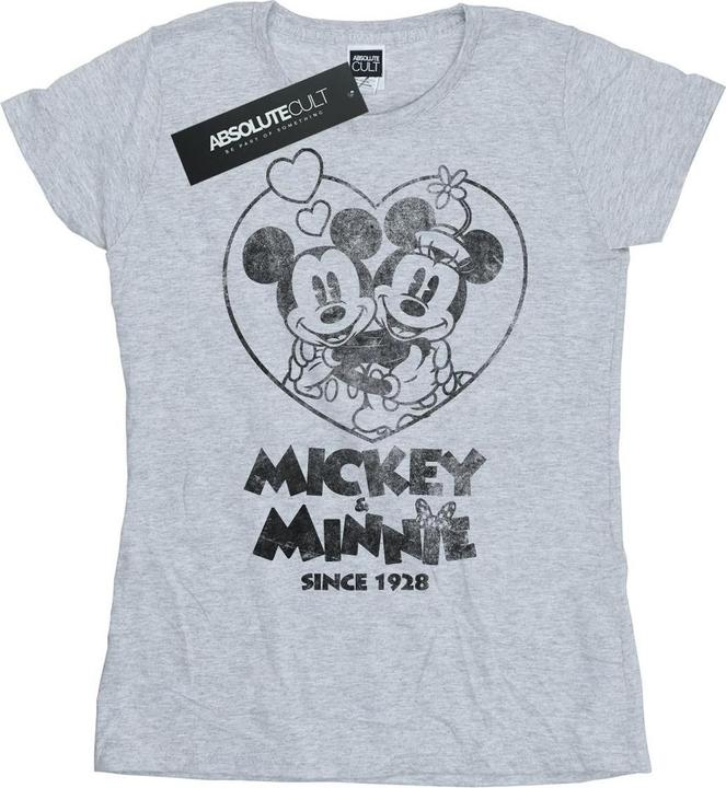 Image du produit Disney - T-shirt MICKEY AND MINNIE MOUSE SINCE - Femme (XL)