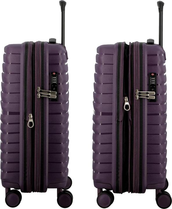 Image du produit Jump Xwave 4 roues trolley cabine 55 cm avec soufflet extensible (35 l, Bagage à main (jusqu'à 50l))