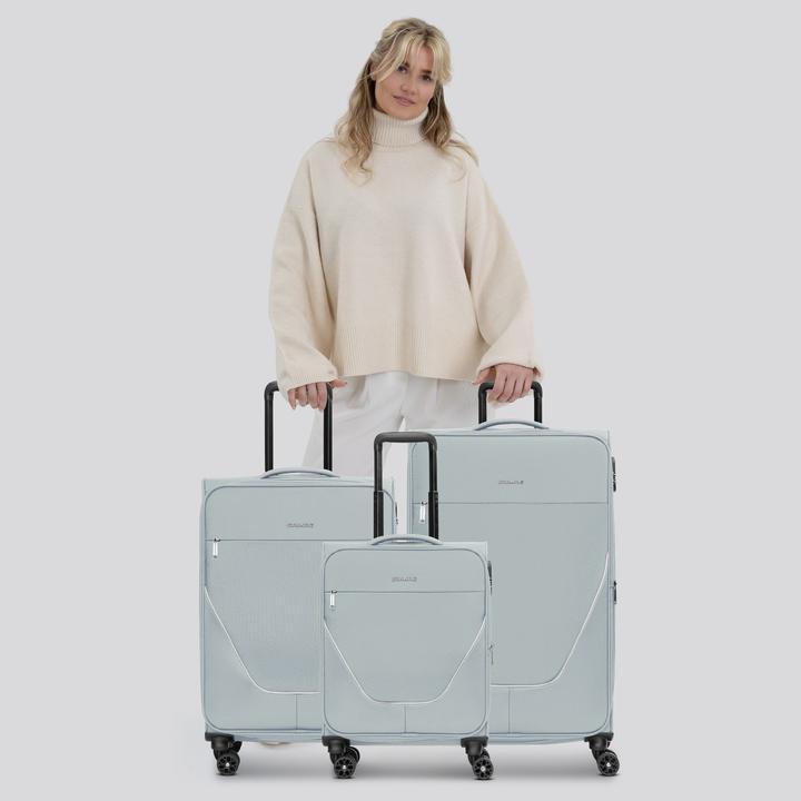 Produktbild Stratic taska 4-Rollen Kofferset 3tlg. mit Dehnfalte (233 l, XL (ab 115l))