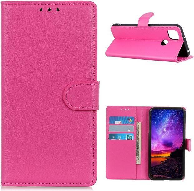 Actual product image MU Classic Litchi Leather Bookcover Series (Motorola Moto G9 Power)