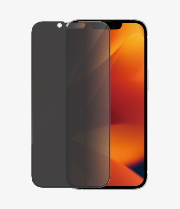 Actual product image PanzerGlass Classic Fit Privacy (1 Piece, Apple iPhone 14, Apple iPhone 13 Pro, Apple iPhone 13)