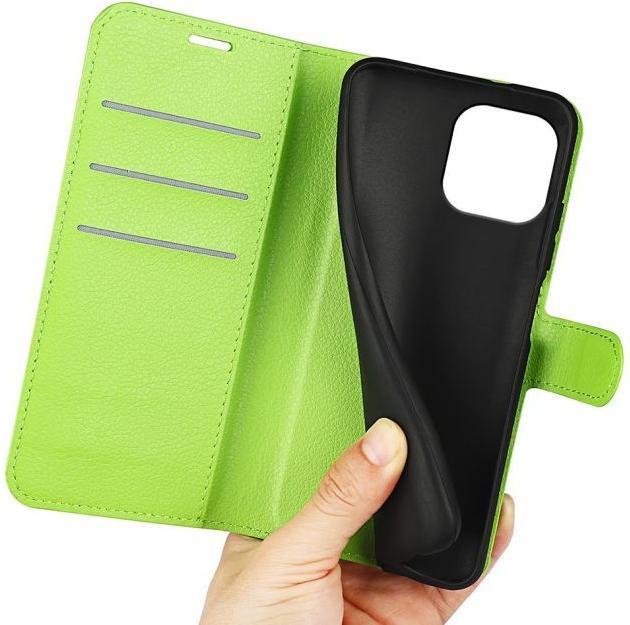 Produktbild MU Classic Litchi Leder Bookcover Series (Apple iPhone 15 Pro)