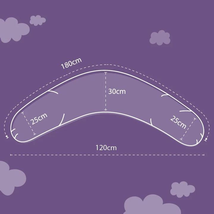 Immagine prodotto Träumeland Cuscino per l'allattamento elastico stelle grigie (180 cm)