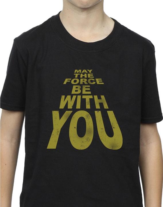 Image du produit Star Wars - T-shirt MAY THE FORCE BE WITH YOU - Garçon (152, 158)