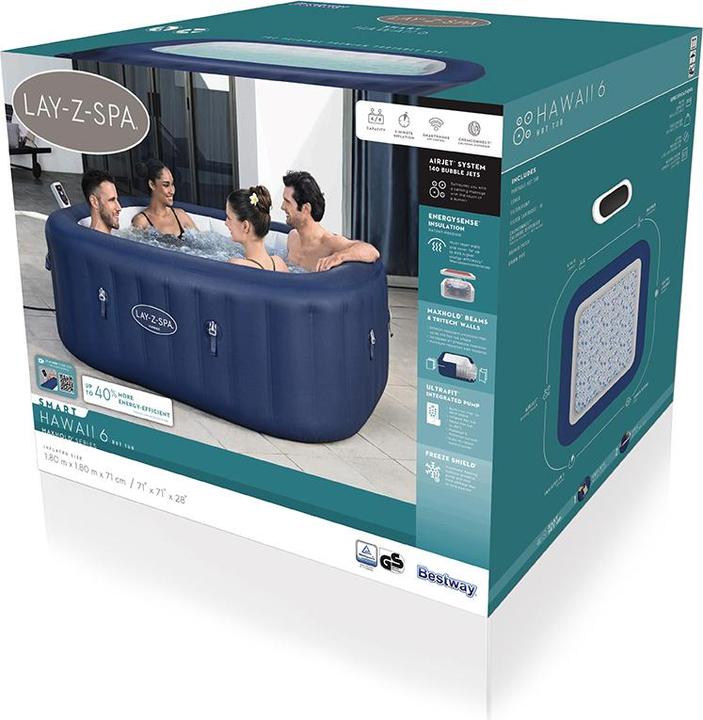 Image du produit Bestway Lay-Z-Spa Hawaï MaxHold EnergySense (6 pers.)