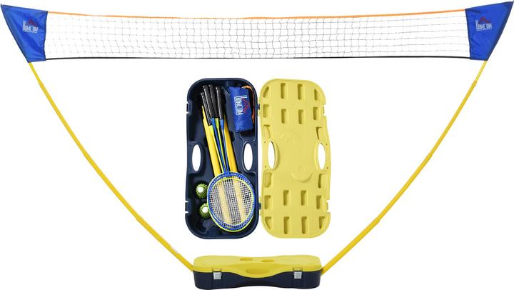 Actual product image Homcom Badminton net with 4 rackets