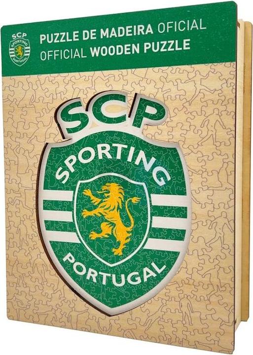Image du produit Iconic Sporting CP - Logo - Puzzle en bois Taille M (270 pièces) (270 pièces)