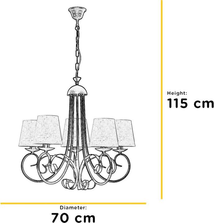 Actual product image pfister Pompei (E14)