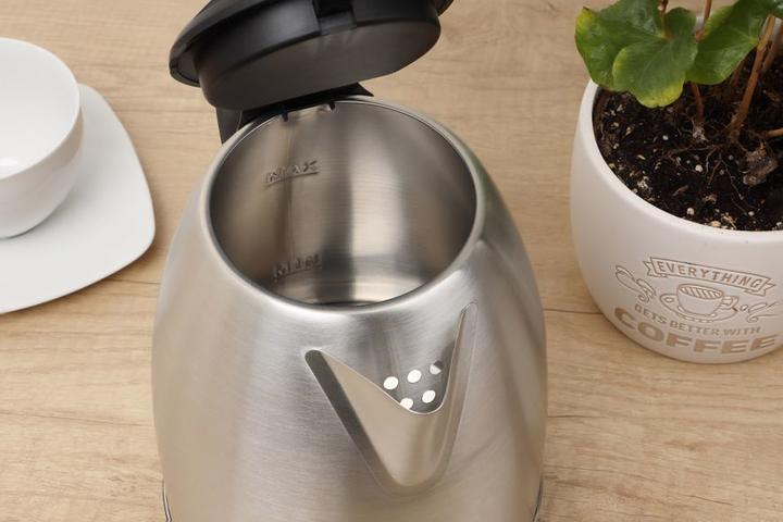 Actual product image Eldom Steel Kettle HUMI 1800 W capacity 1 7 l hob (1.70 l, EU plug)