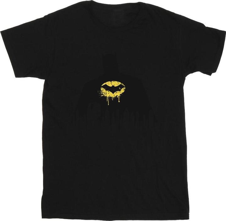 Actual product image Mens Batman Shadow Paint T-Shirt (5XL)