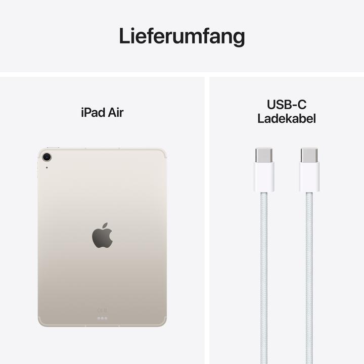 Actual product image Apple iPad Air 11 2025 (M3) (5G, 11", 512 GB, Starlight)
