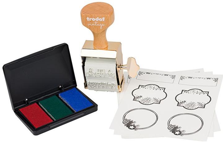Actual product image Trodat Stempel Weihnachts-Edition