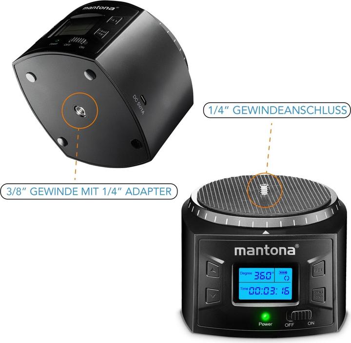 Produktbild mantona Turnaround 360 Advanced 3 (Panoramakopf)