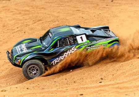 Image du produit Traxxas SLASH 4X4 BL2S VERT 1/10 SHORT-COURSE RTR SANS ACCU/CHARGEUR (RTR Prêt à fonctionner)