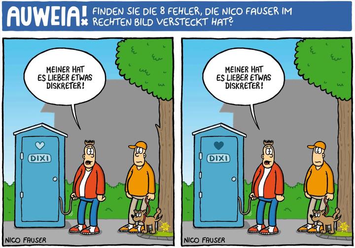 Produktbild Finde den Fehler - Bildersuchrätsel mit Cartoons (Deutsch)