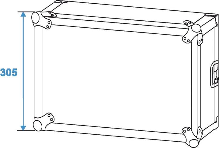 Image du produit Roadinger Rack 19 pouces 6 UH 30109786 Hol (Boîtier 19)