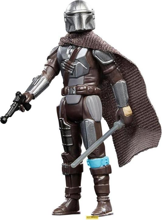 Actual product image Hasbro Star Wars: The Book of Boba Fett Retro Collection Action Figure The Mandalorian 10 cm