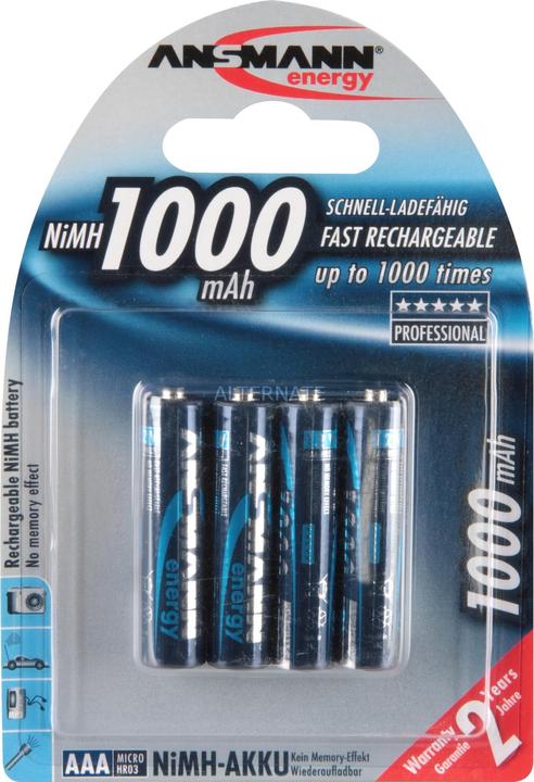 Actual product image Ansmann AAA (4 pcs., AAA, 950 mAh)