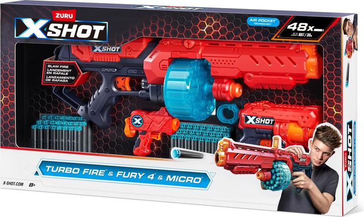 Produktbild Zuru Excel Combo Pack Turbo Fire + Fury 4 + Micro Launcher