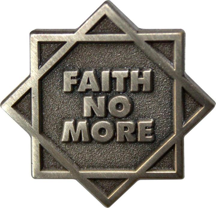 Produktbild Faith No More Sternlogo Abzeichen Messing Emaille