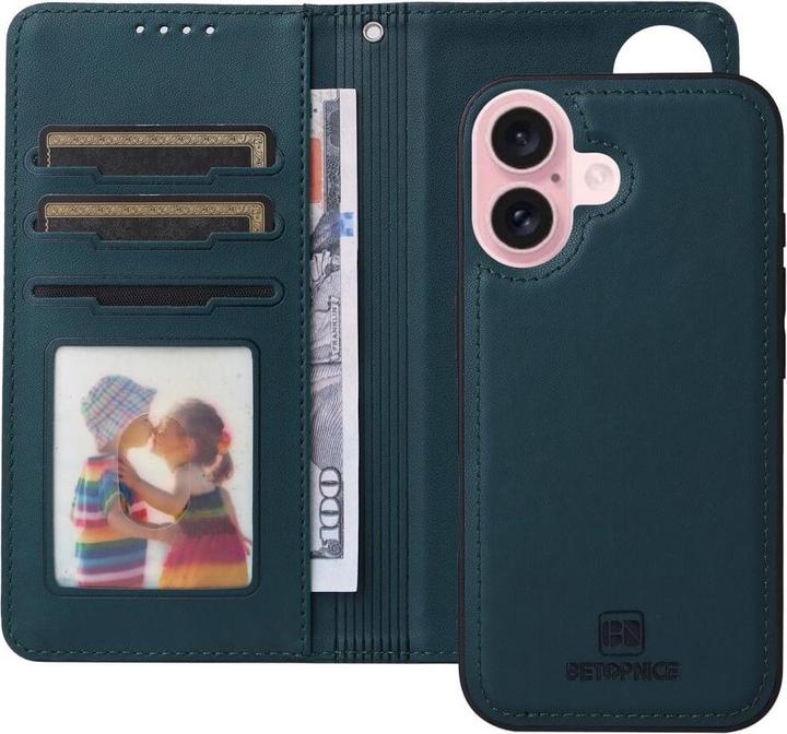 Image du produit Cover-Discount iPhone 16 - Portefeuille divisible 2 en 1 Étui pour téléphone portable (Apple iPhone 16)