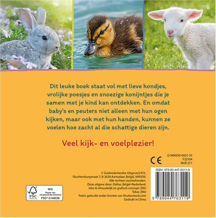 Produktbild Das erste Tastbuch für Babys – Süsse Tiere