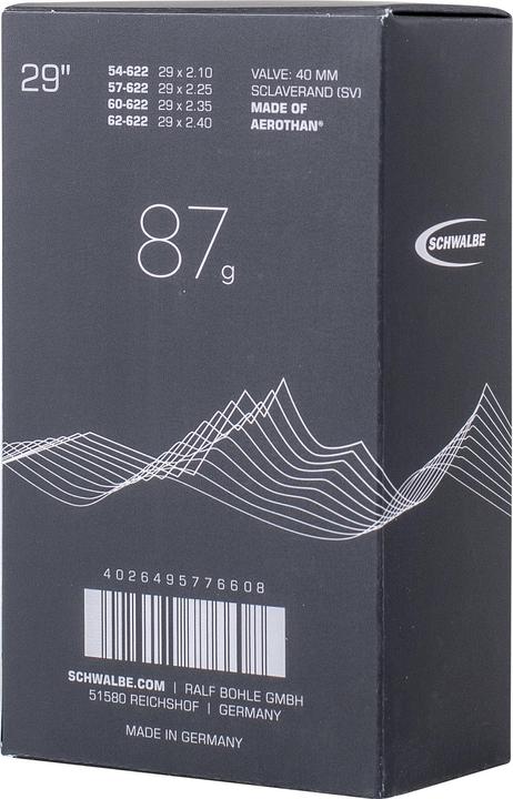 Immagine prodotto Schwalbe Aerothane 29" MTB (Presta (SV), 29", 40 mm)